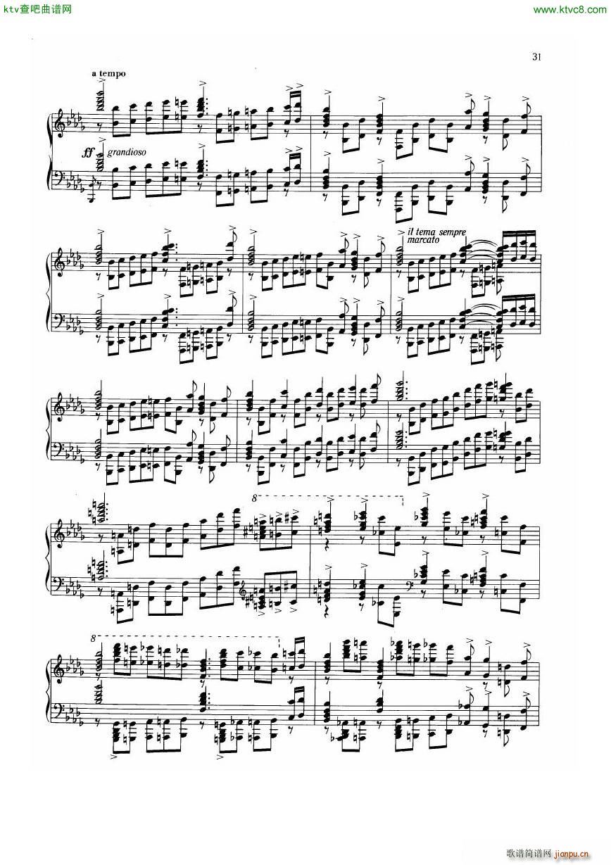 Dohnanyi Etude Op 28 4(钢琴谱)8