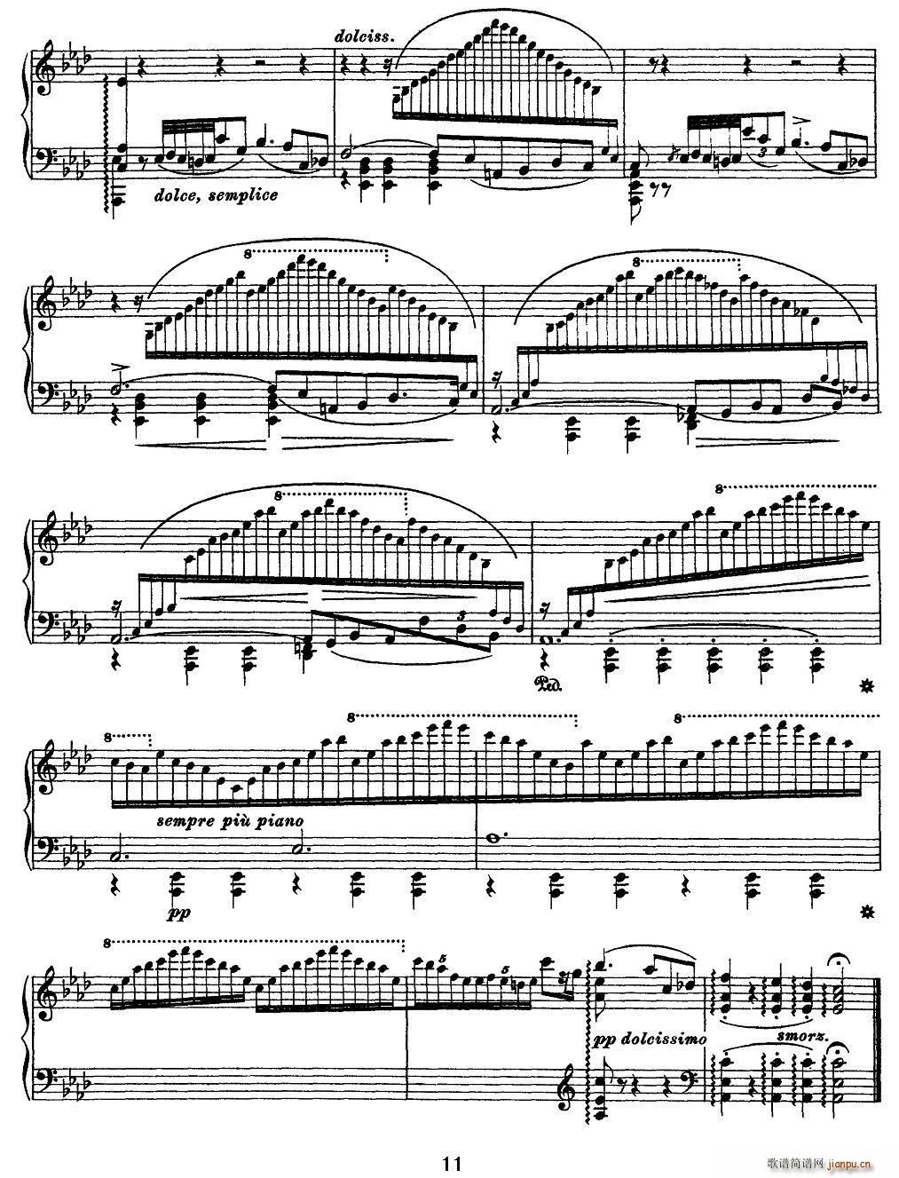 12首超级技巧练习曲 Ricordanza 回忆(钢琴谱)11