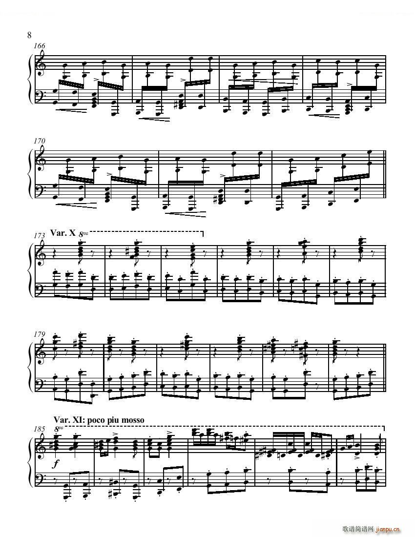 GLIERE LEWENTHAL JENSEN Russian Sailor s Dance(钢琴谱)8