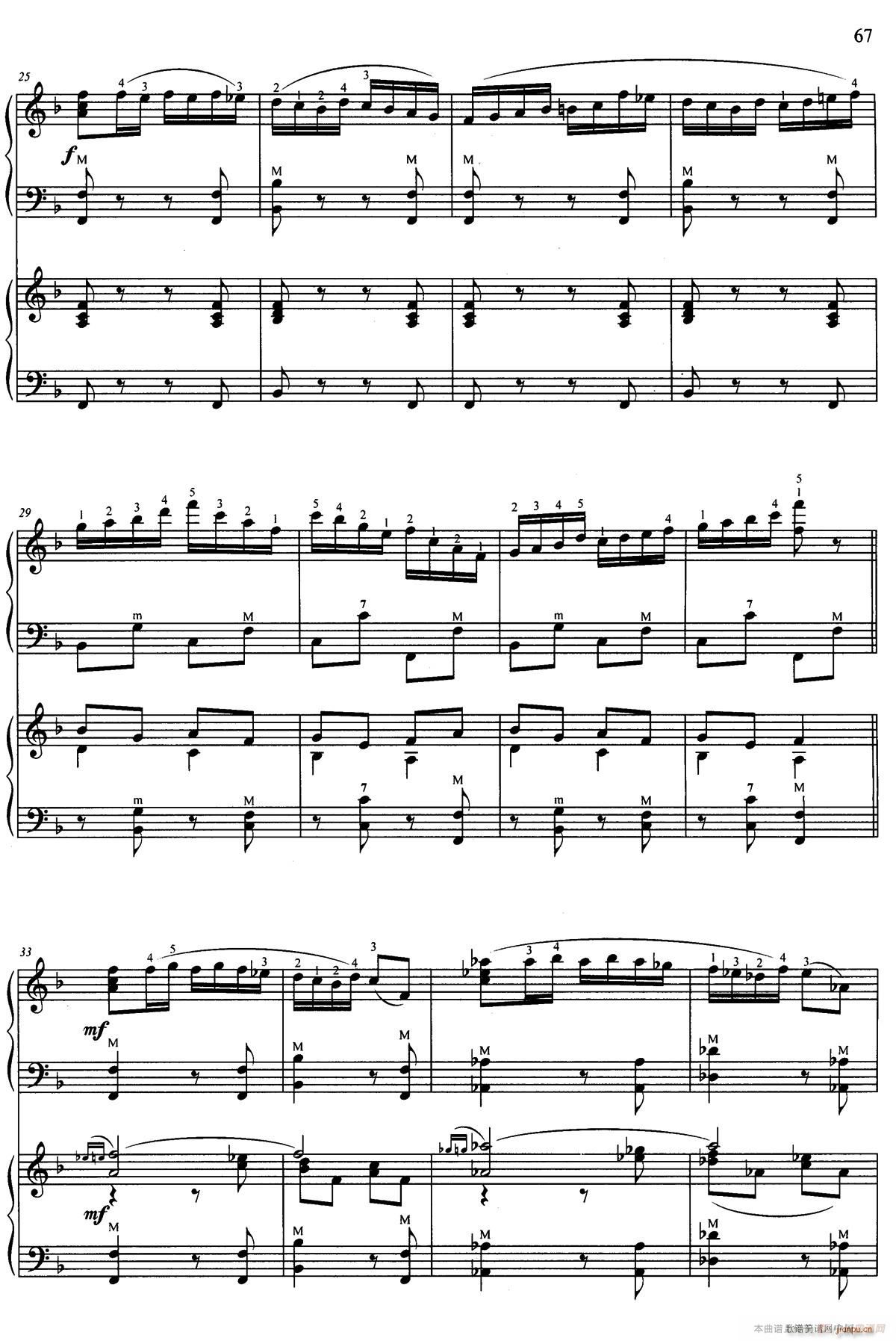 草地上的小鸭子 二重奏(手风琴谱)3