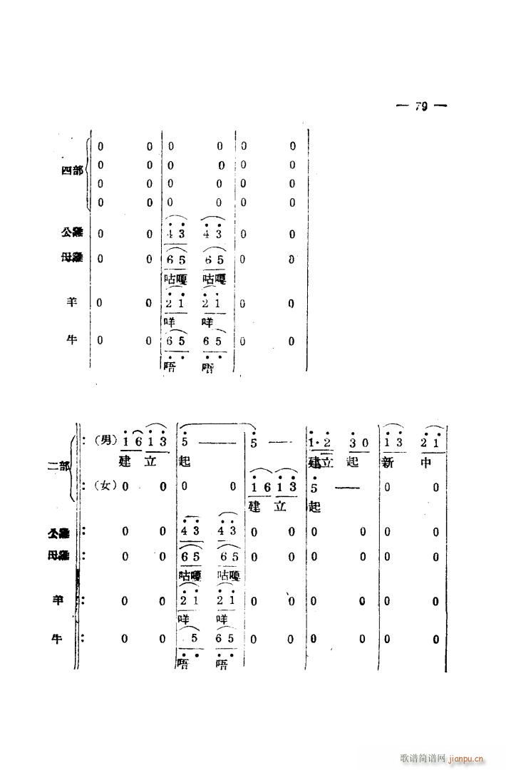 生产大合唱 完整本(九字歌谱)71