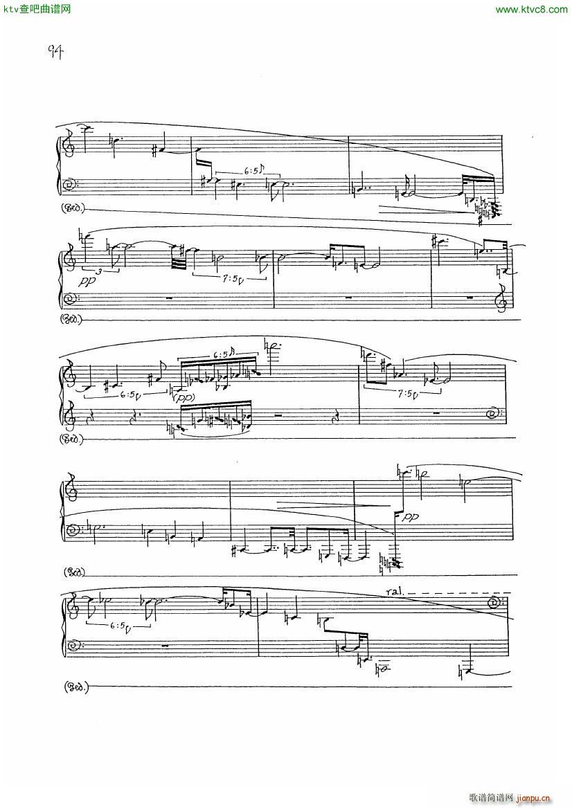 finnissy michael verdi transcription no 11(钢琴谱)6