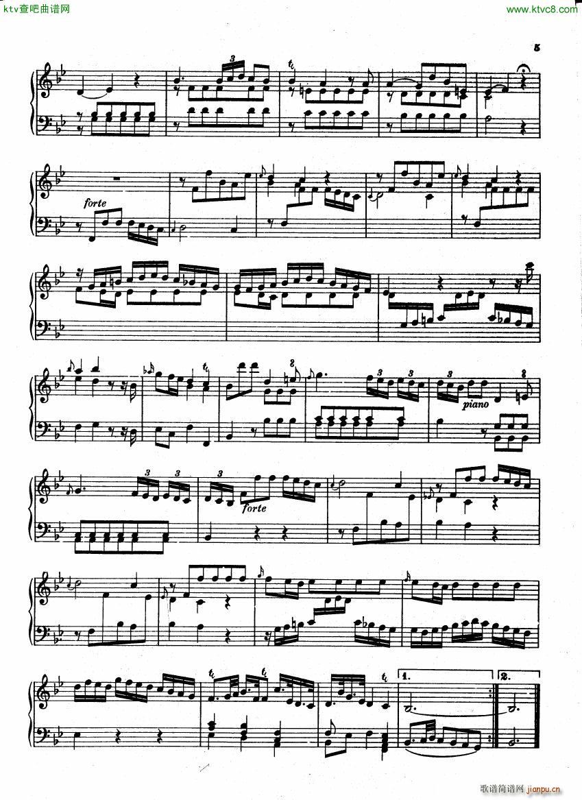 Bach CPE 6 Wurttemberg Sonatas(钢琴谱)28