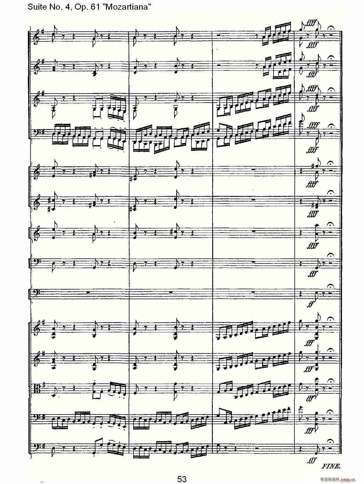 Suite No. 4, Op.61(十字及以上)23