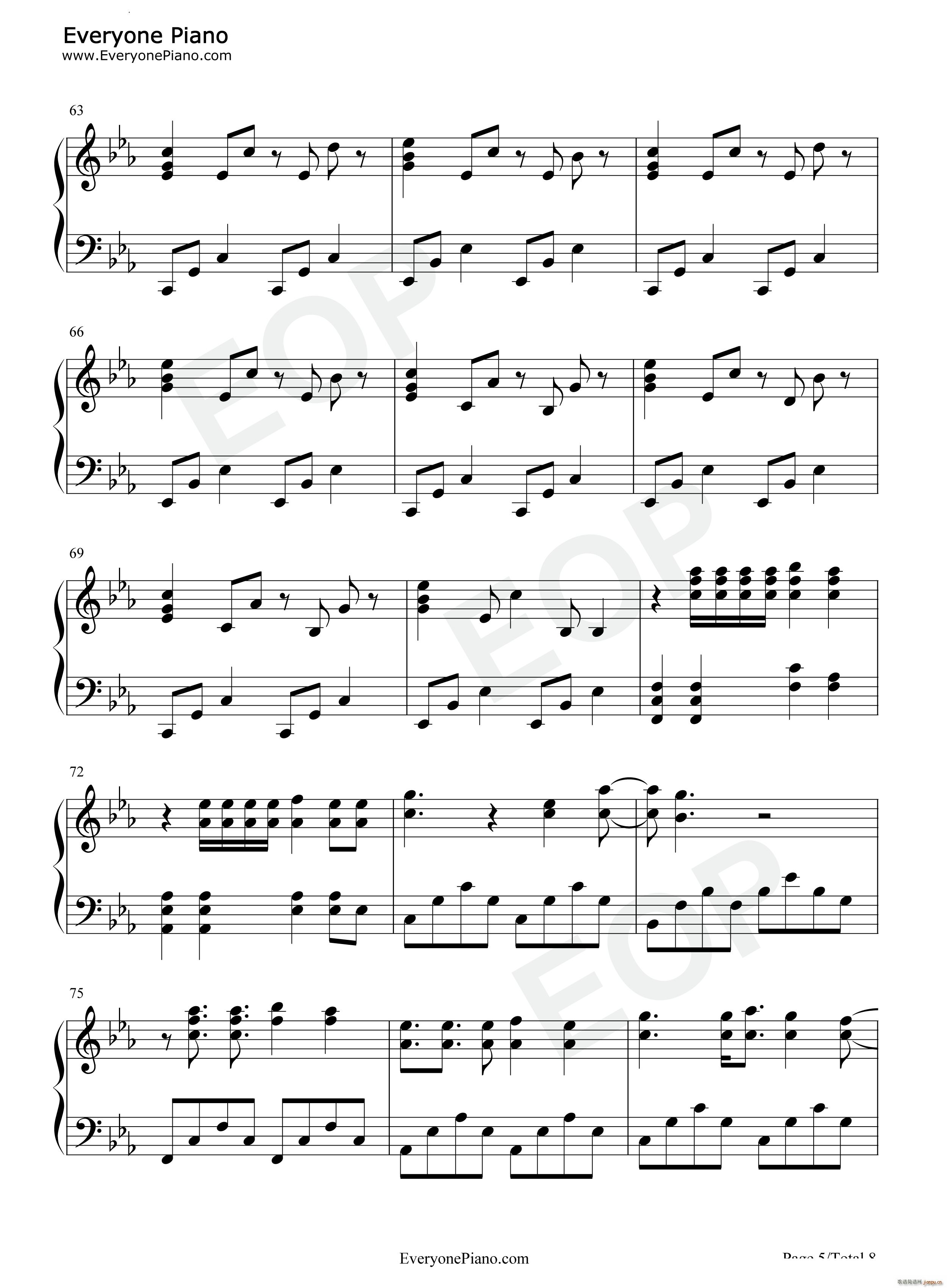 Enjoy the Silence(钢琴谱)6