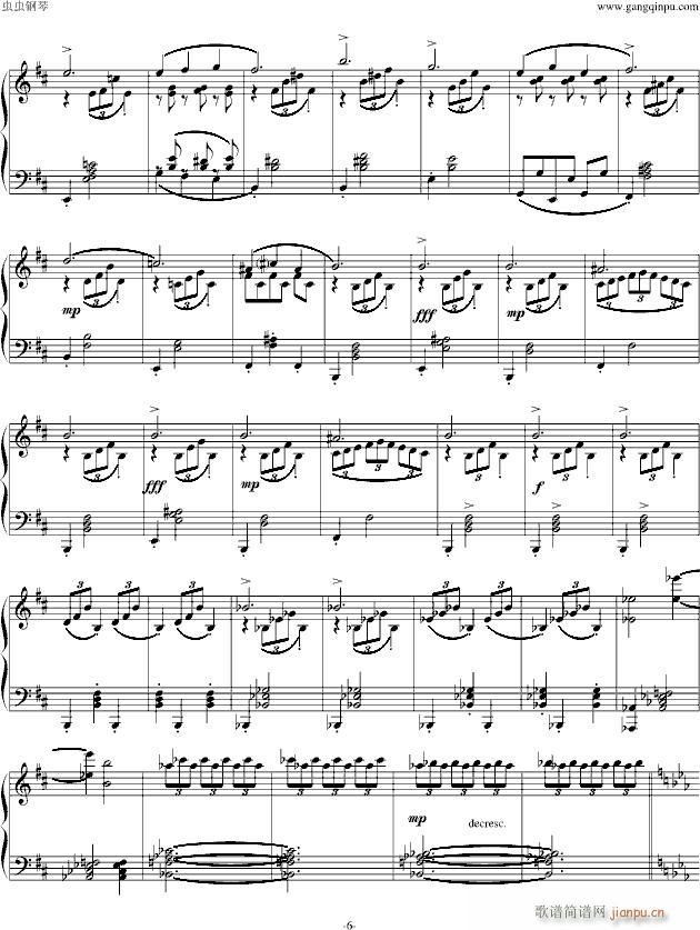 即兴曲Op.90(钢琴谱)6