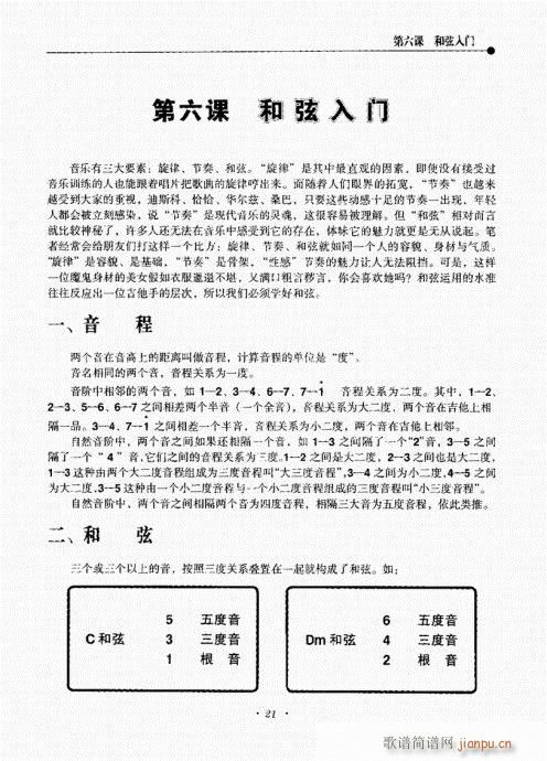 民谣吉他新教程21-40(吉他谱)1