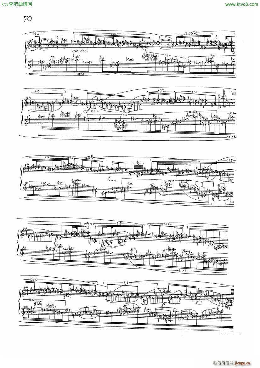 finnissy michael verdi transcription no 08(钢琴谱)9