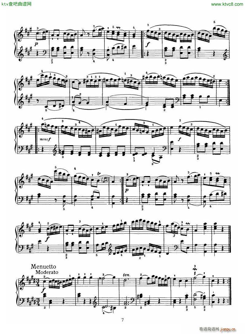 Haydn Piano Sonata No 36 In C(钢琴谱)1