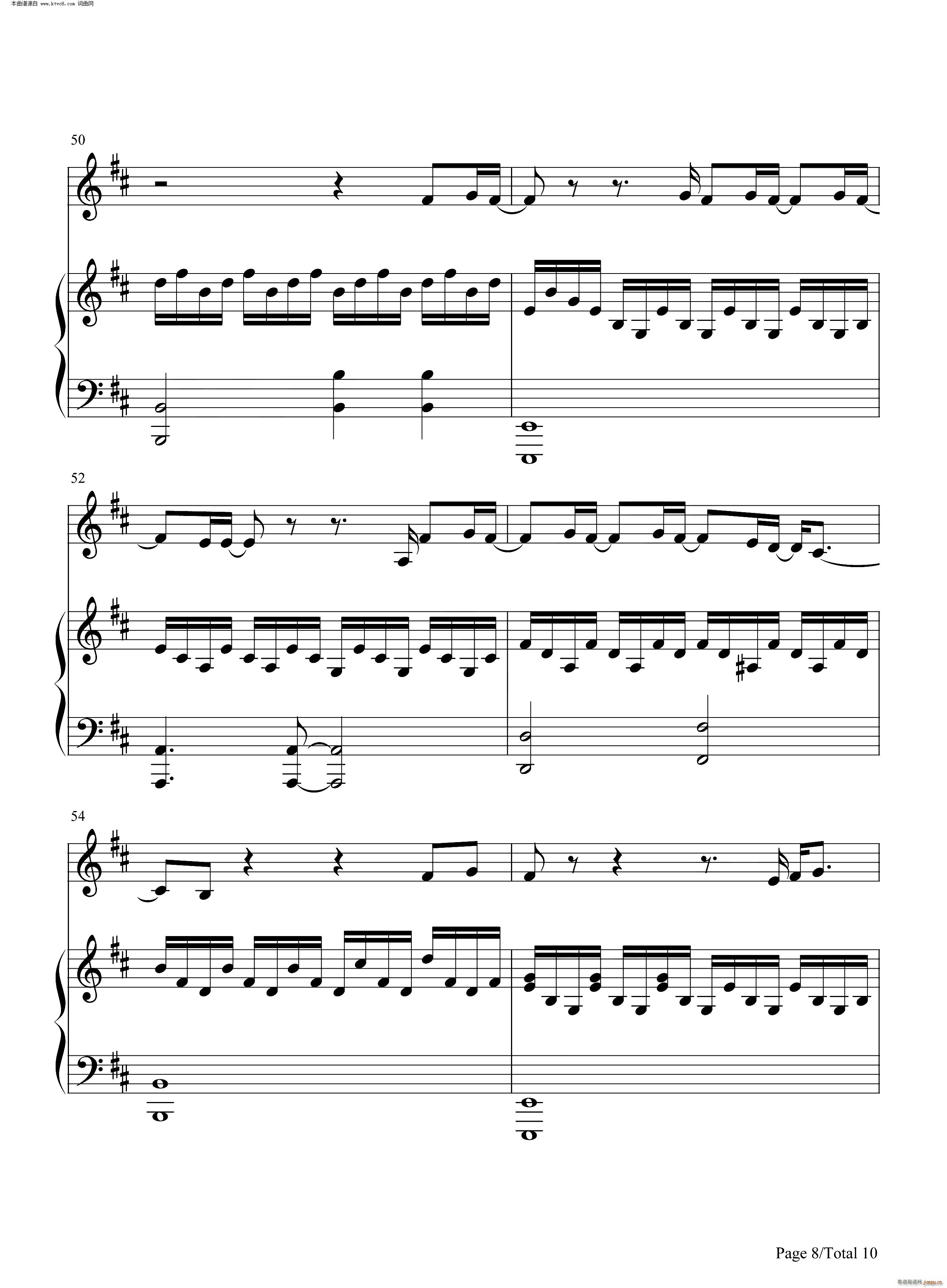 Break My Heart Again(钢琴谱)8