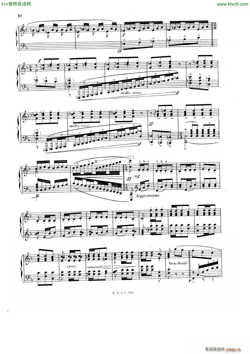 chevillard chabrier espana(钢琴谱)10