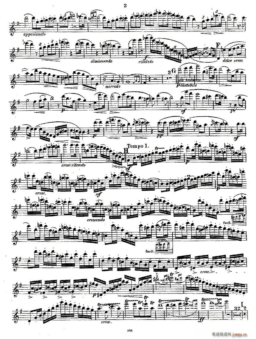 Concertstück . Op. 3. - flute part only(十字及以上)3