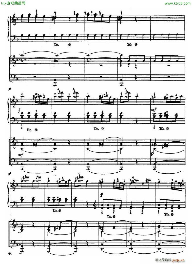 Haydn Piano Concerto in D Major 2pf(钢琴谱)42