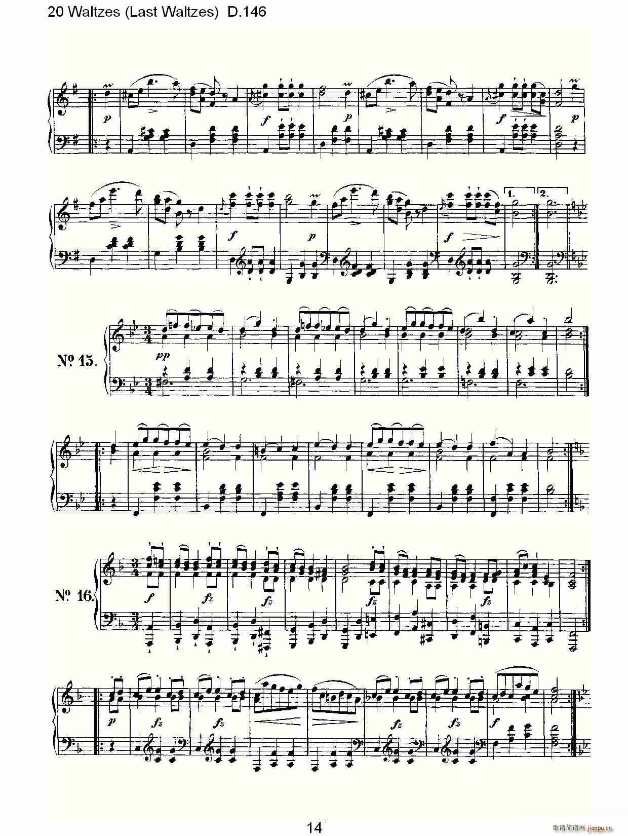 20 Waltzes(十字及以上)14