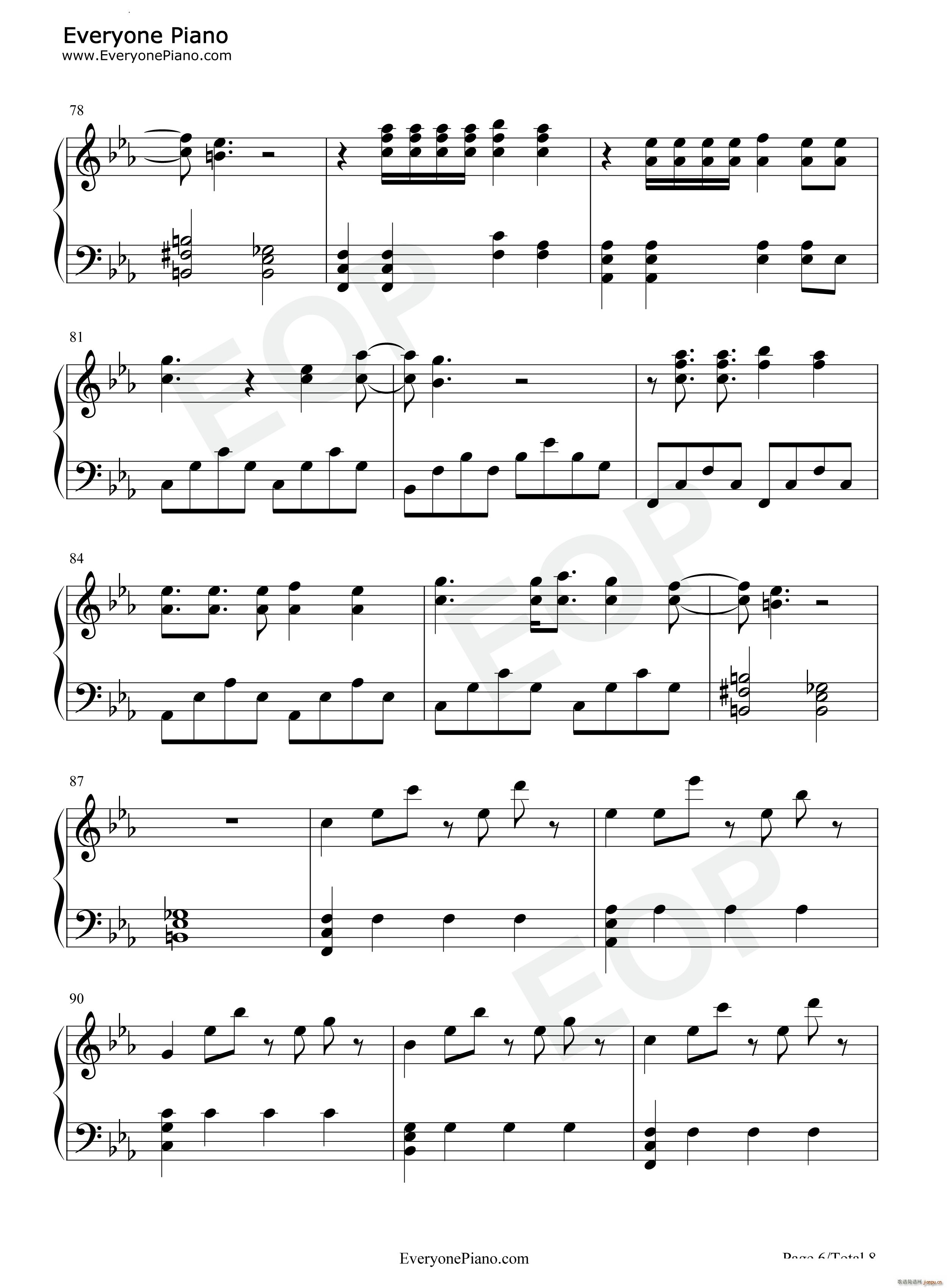 Enjoy the Silence(钢琴谱)7