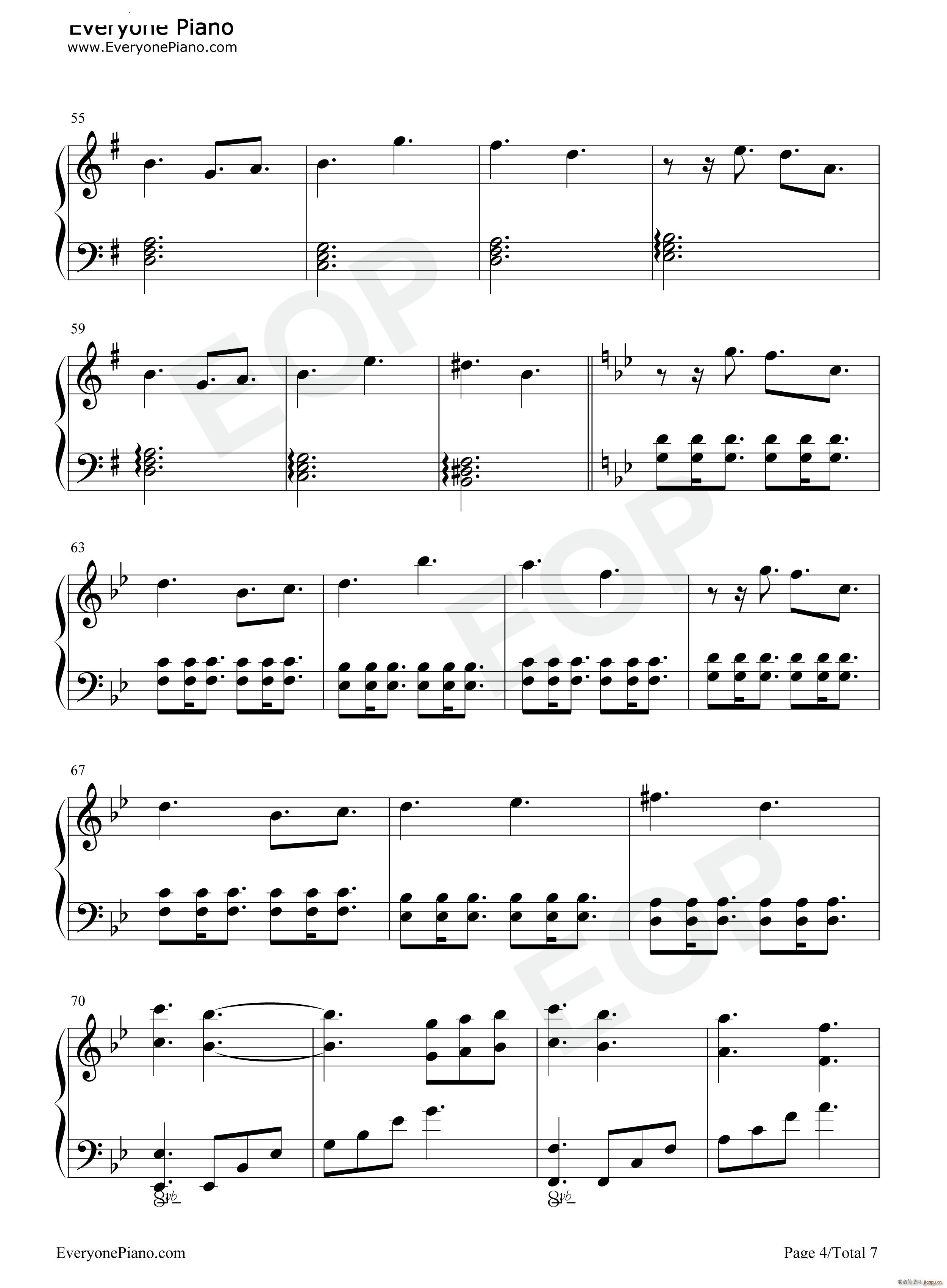 神よ その黄昏よTwilight of the Gods 焰之纹章 回声另一位英雄王BGM(钢琴谱)5