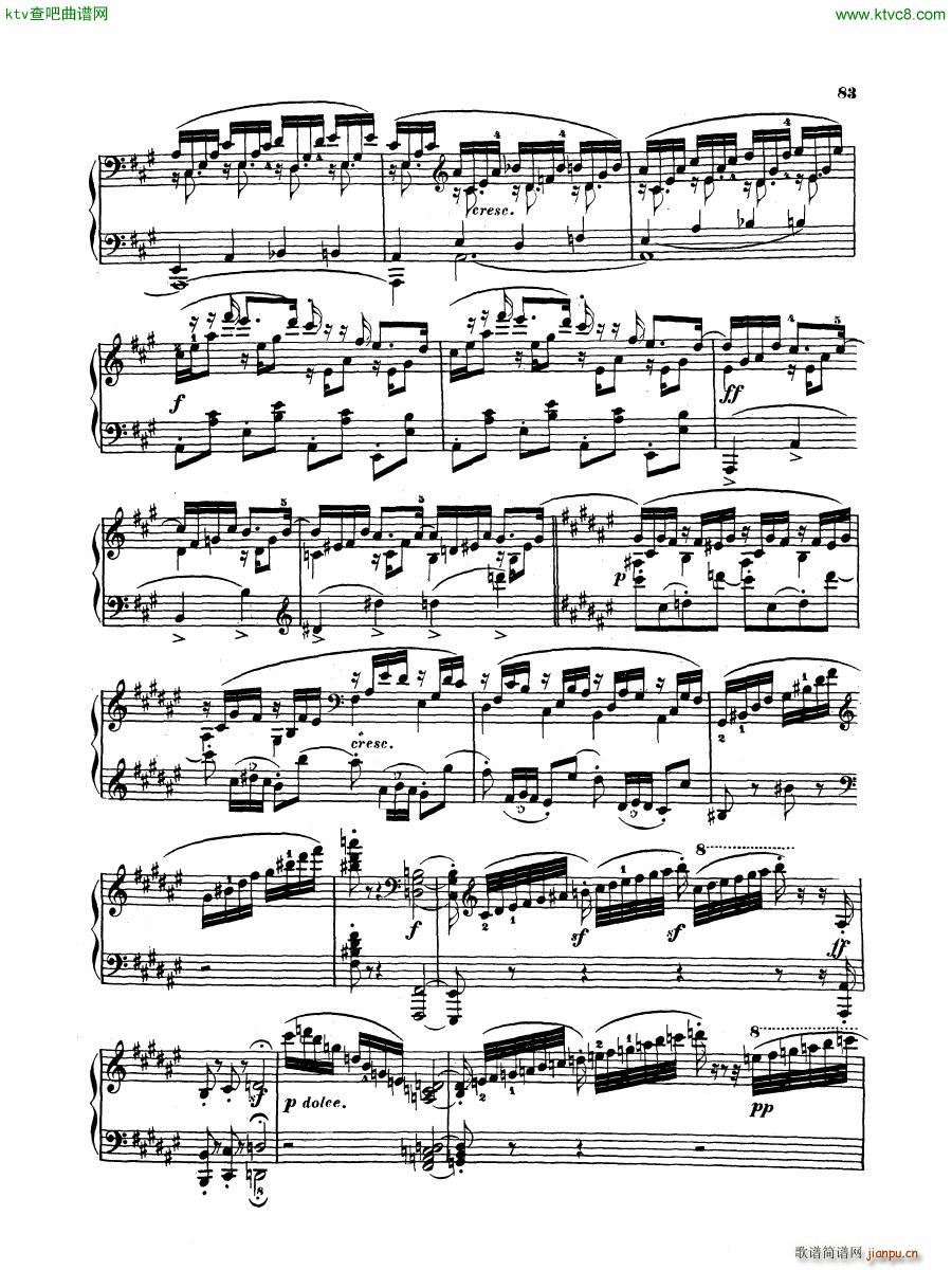 Hummel Sonata in F sharp minor Op 81(钢琴谱)10