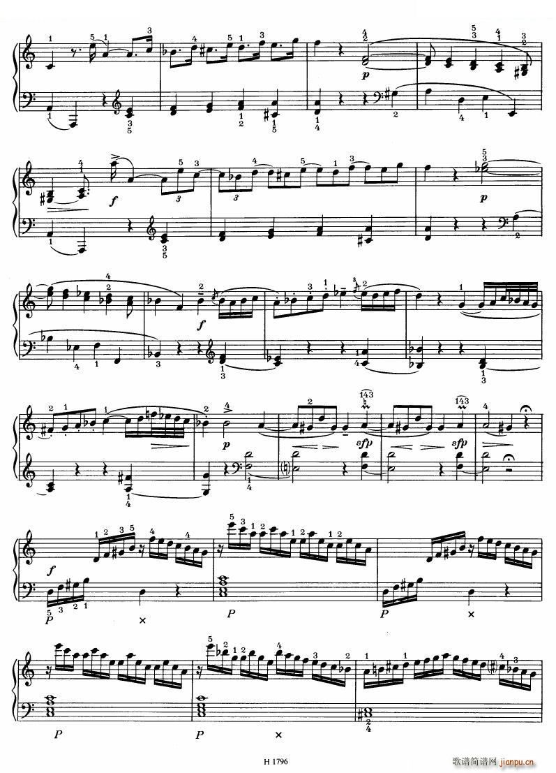Benda 16 Sonatas 二 16 Sonatas 二(十字及以上)37