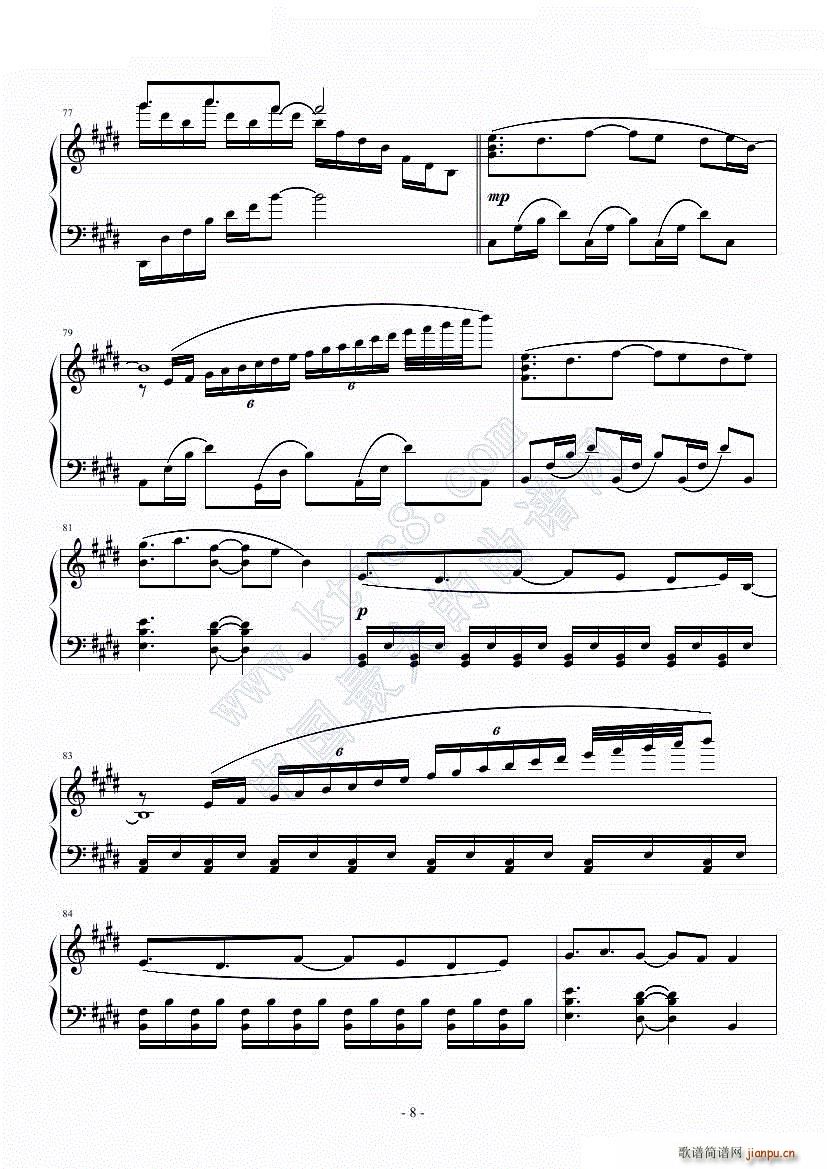 No Game No Life OP完整版(钢琴谱)3