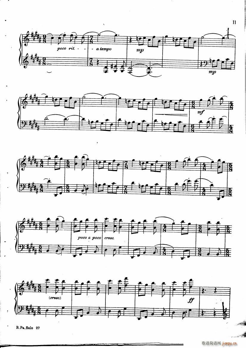 Copland Piano Sonata(钢琴谱)12