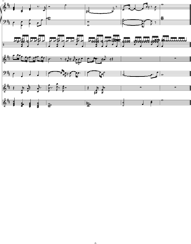 Finding the Answer(钢琴谱)6