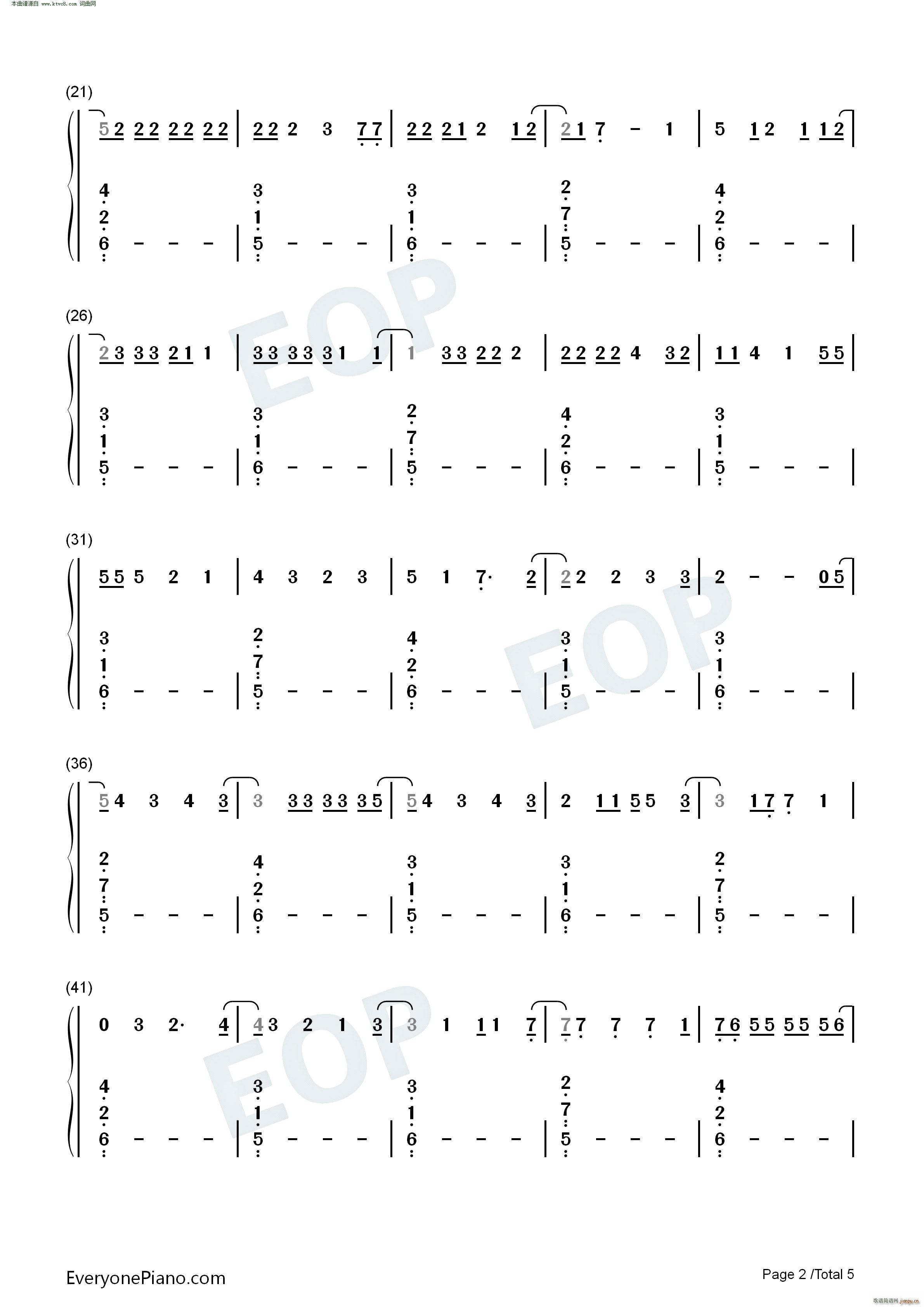 Lifes A Mess(钢琴谱)8