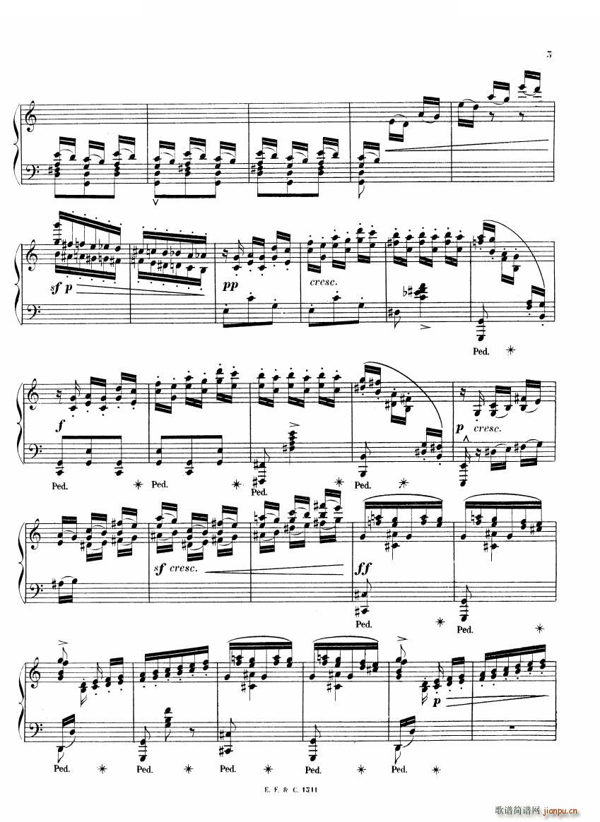Chaminade 6 Etudes Op35 一 6 Etudes Op35 一(十字及以上)3
