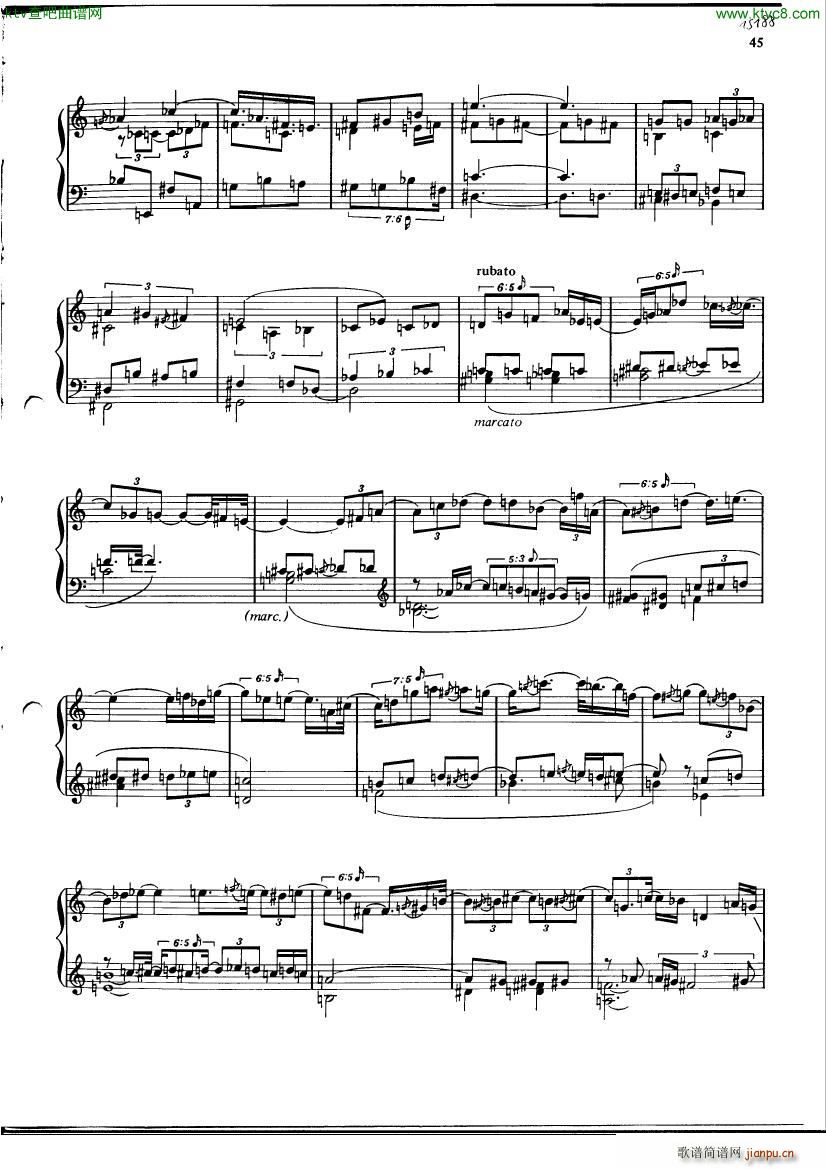 finnissy gershwin solo pieces 二(钢琴谱)6