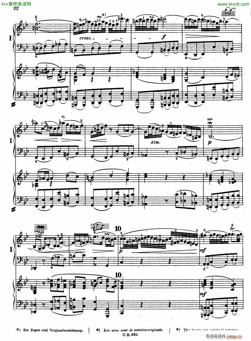 Bach JS BWV 1052 Keyboard Concerto in d ed R ntgen(钢琴谱)23