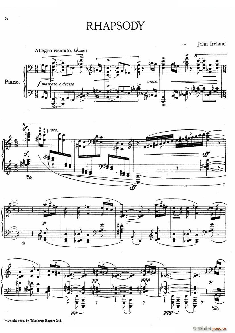 Ireland Rhapsody Rhapsody(十字及以上)1
