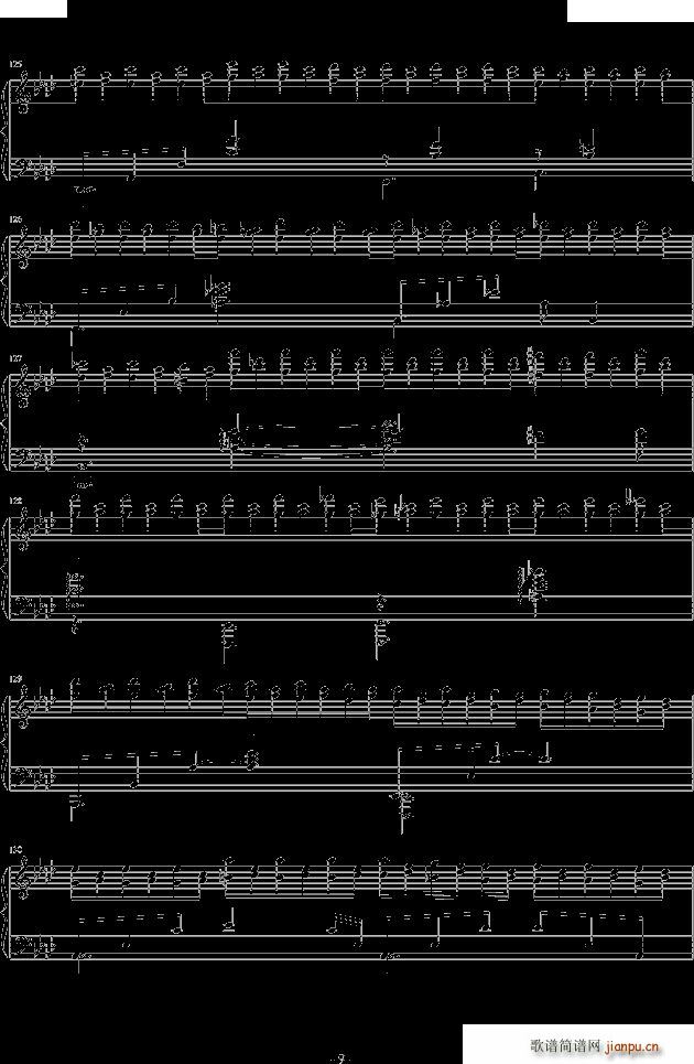 concert etude op 40 no 2reverie(钢琴谱)9