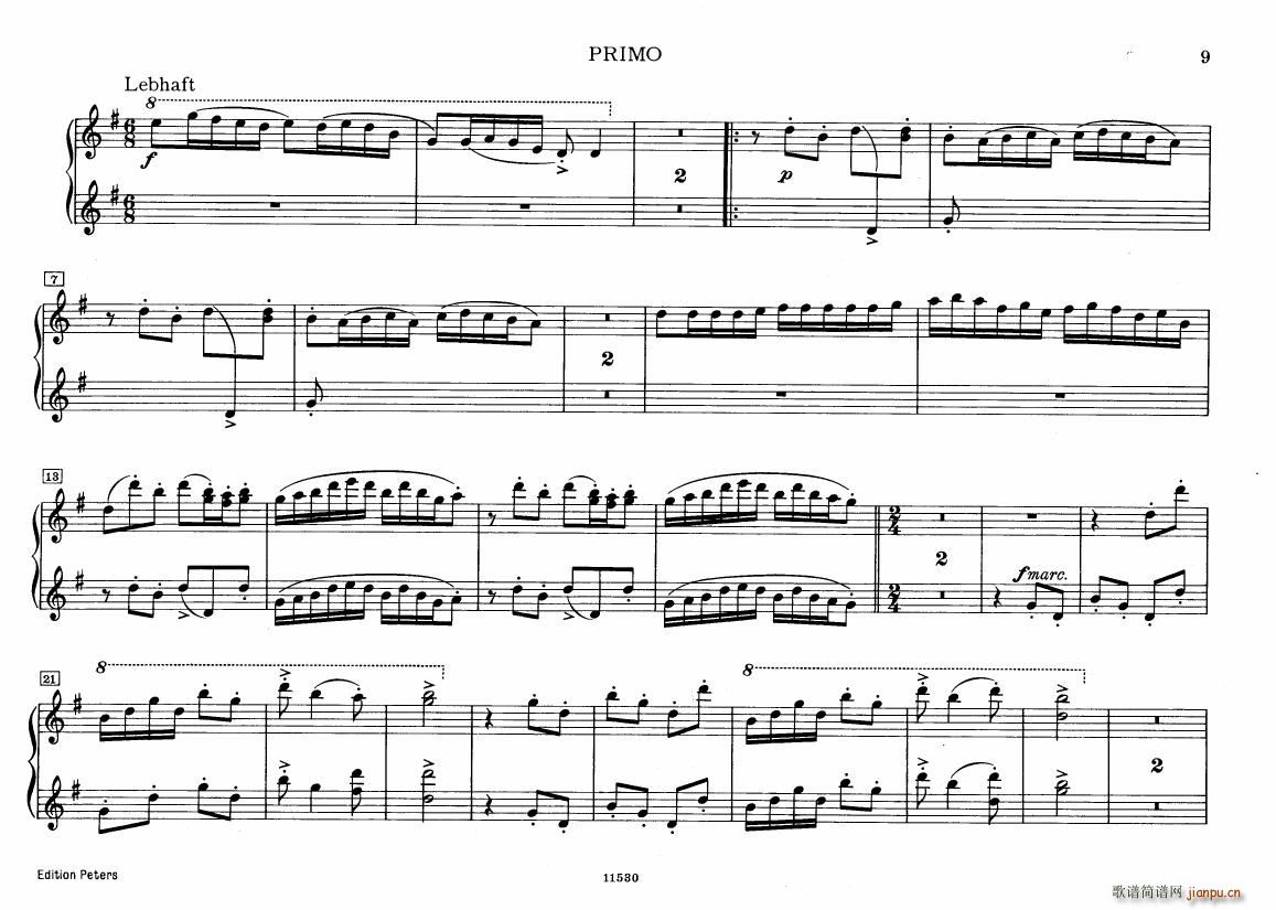 Bresgen Kuckucksuite for piano 4hands(钢琴谱)6