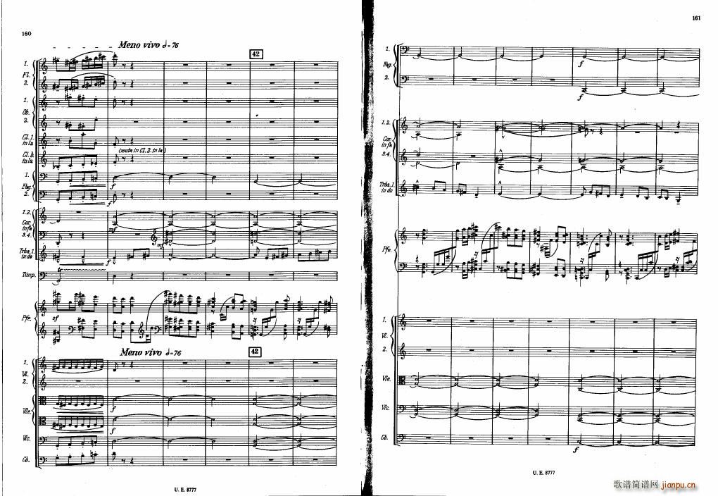 Bartok SZ 83 Piano Concerto No1 Full Score 二(钢琴谱)40