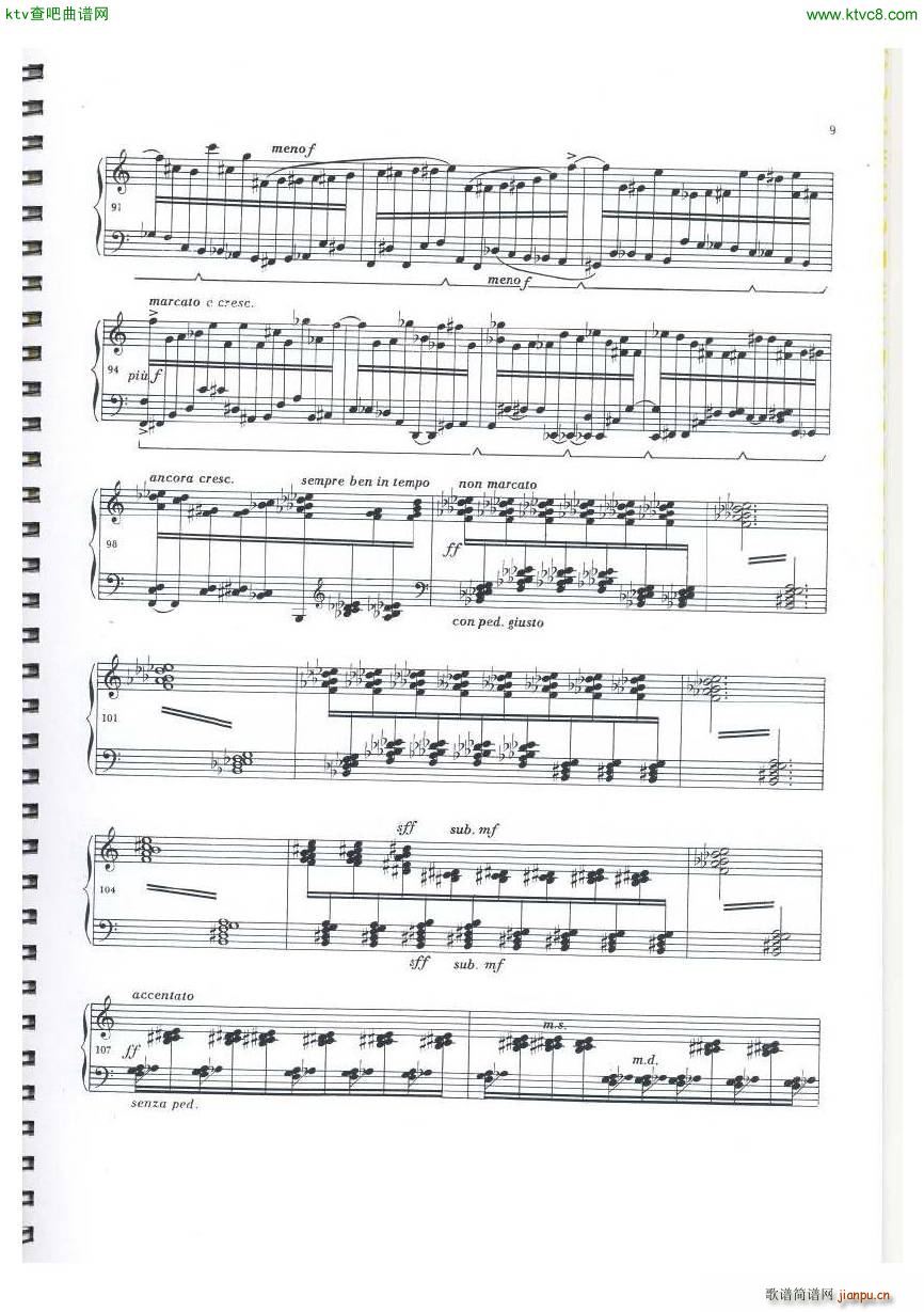 Augustyn Rafal Monosonata(钢琴谱)6