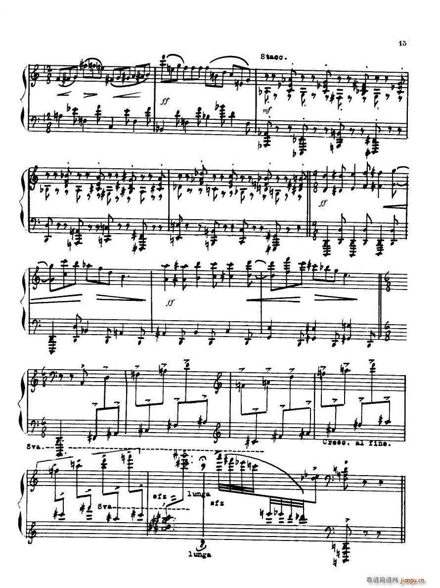 Antheil Piano Sonata No 4 Piano Sonata No 4(十字及以上)14