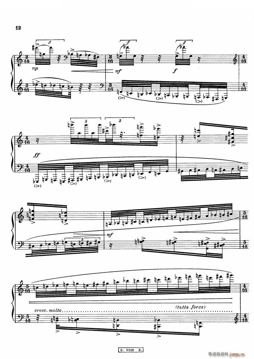 Berio Cinque Variazioni Cinque Variazioni(十字及以上)13