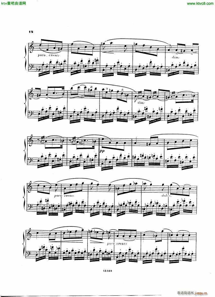 Alkan op 38 Trente Chants(钢琴谱)12