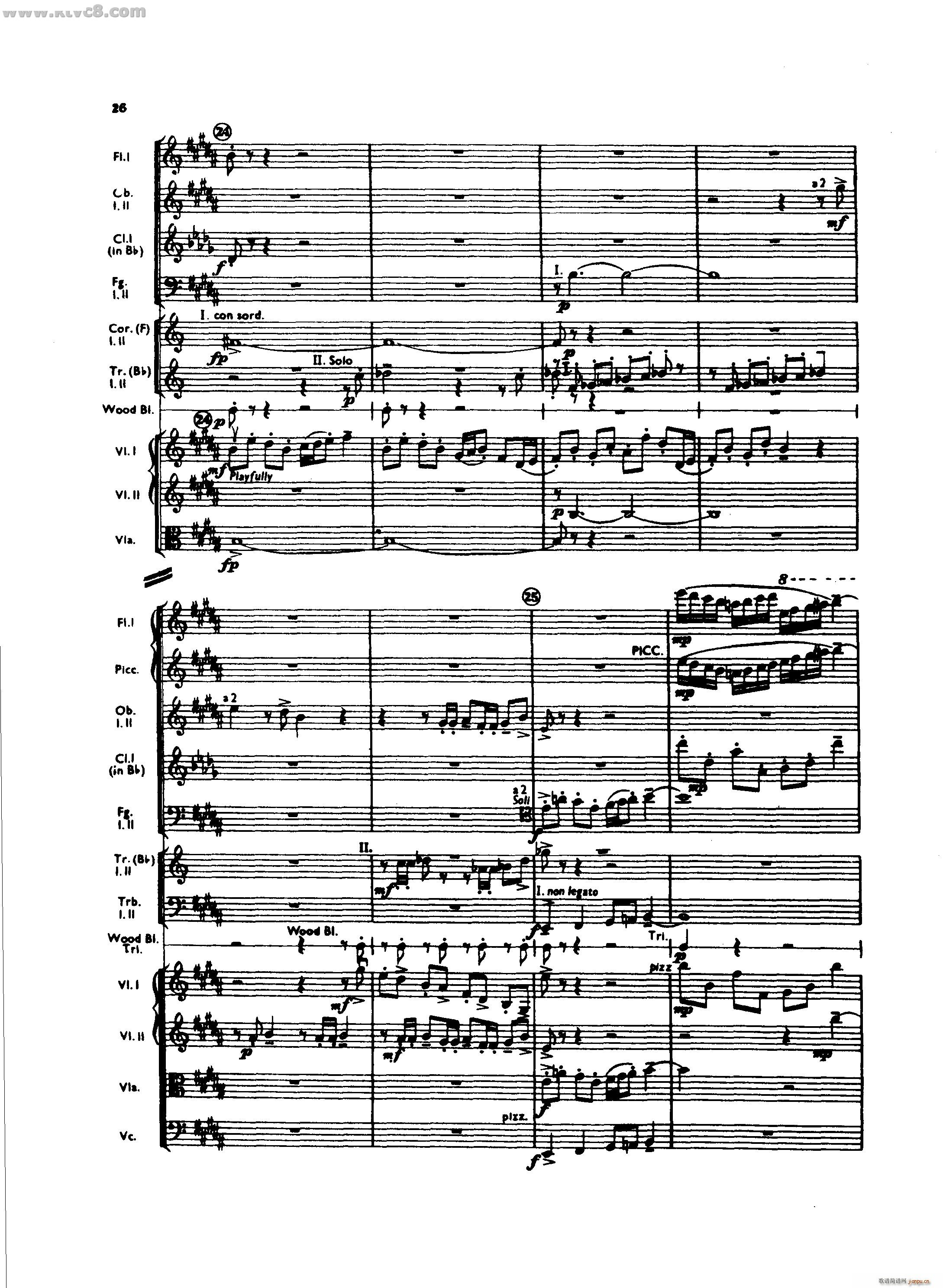 阿巴拉契亚山区的春天 第一部分(总谱)26