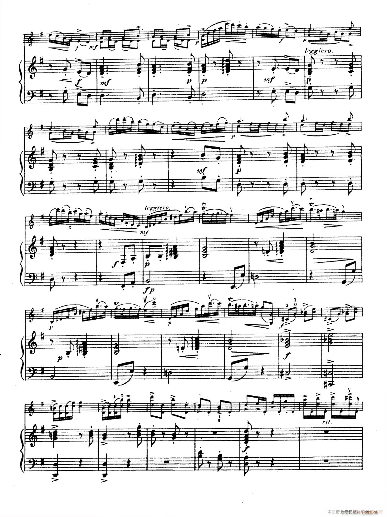 g小调学生协奏曲 塞茨作品第12号(小提琴谱)13