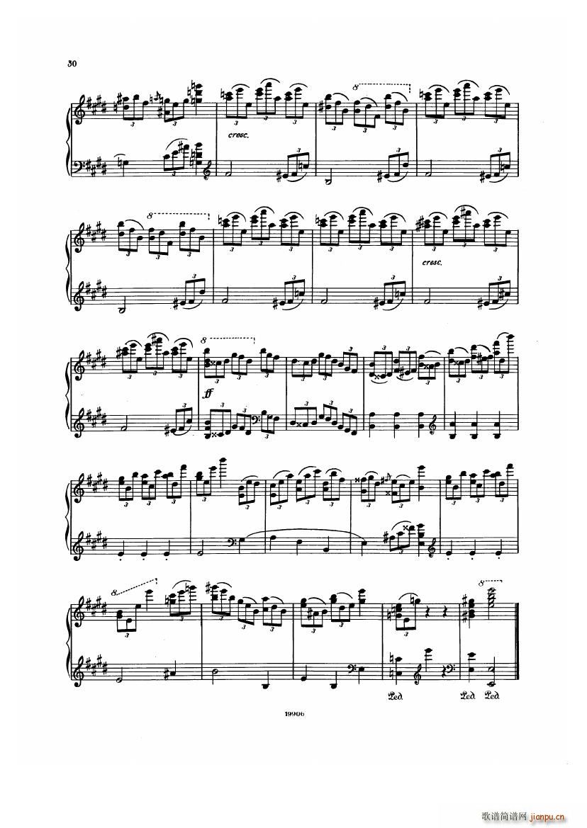 Albeniz op 65 Etudes no 1 7(钢琴谱)30