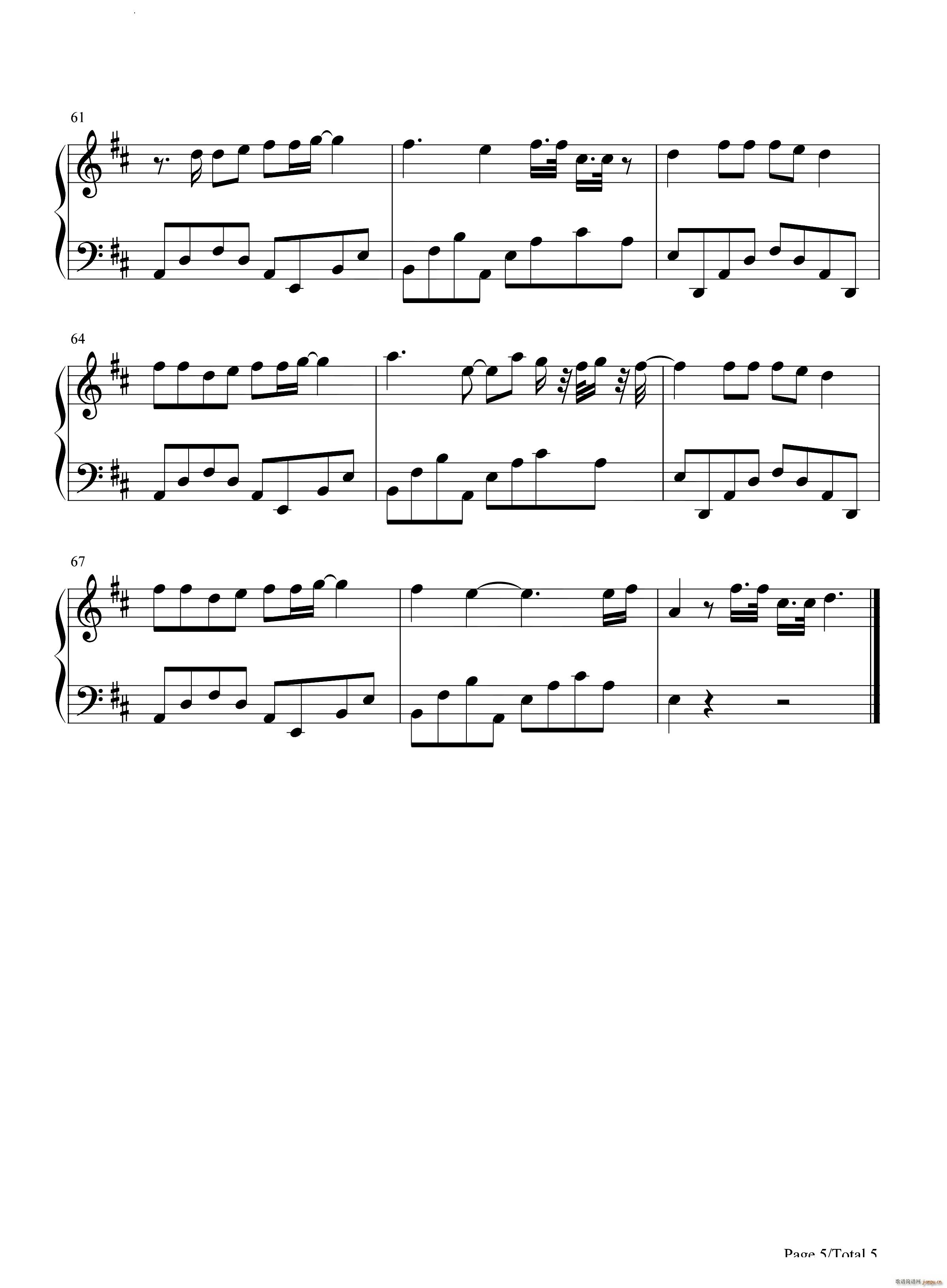 Middle Ground(钢琴谱)6