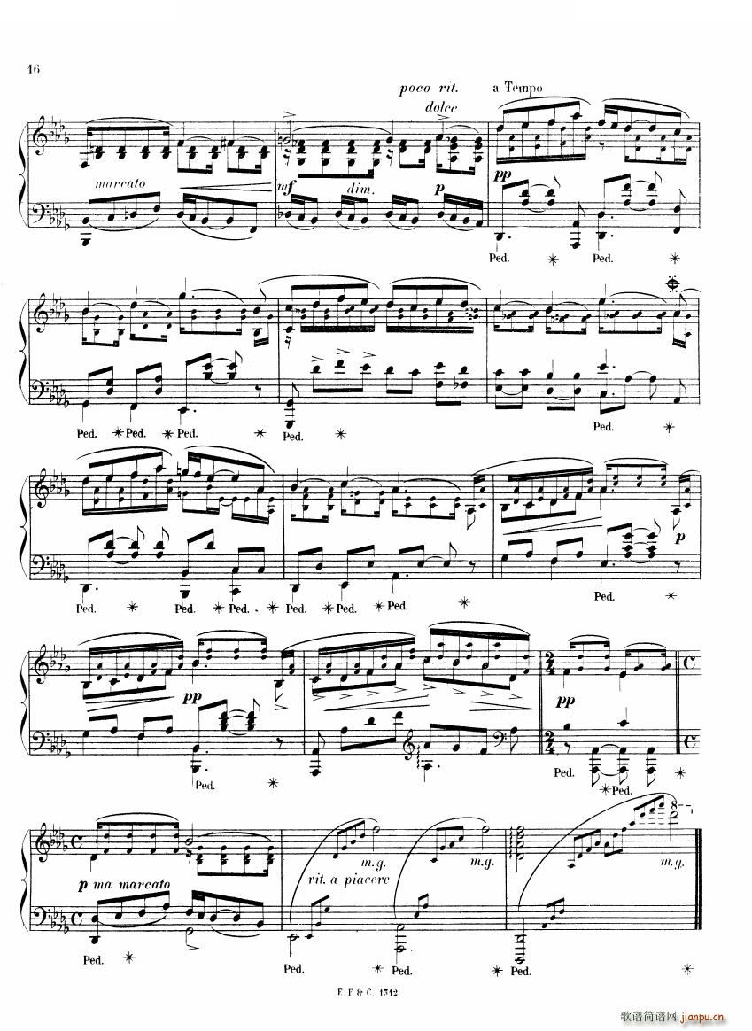 Chaminade 6 Etudes Op35 一 6 Etudes Op35 一(十字及以上)16
