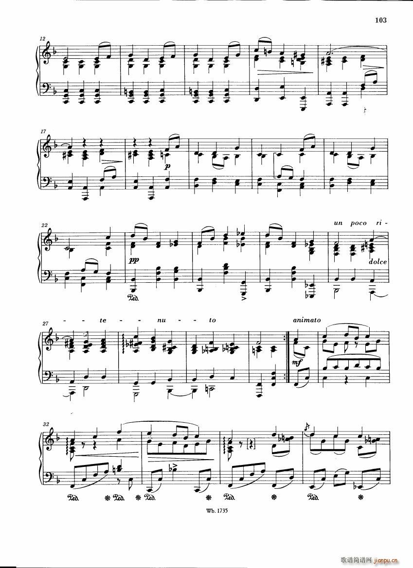 Brahms and his friends Anthology 3(钢琴谱)35