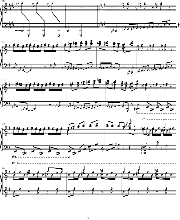 霍洛维兹卡门幻想曲（1927，1968）(钢琴谱)7