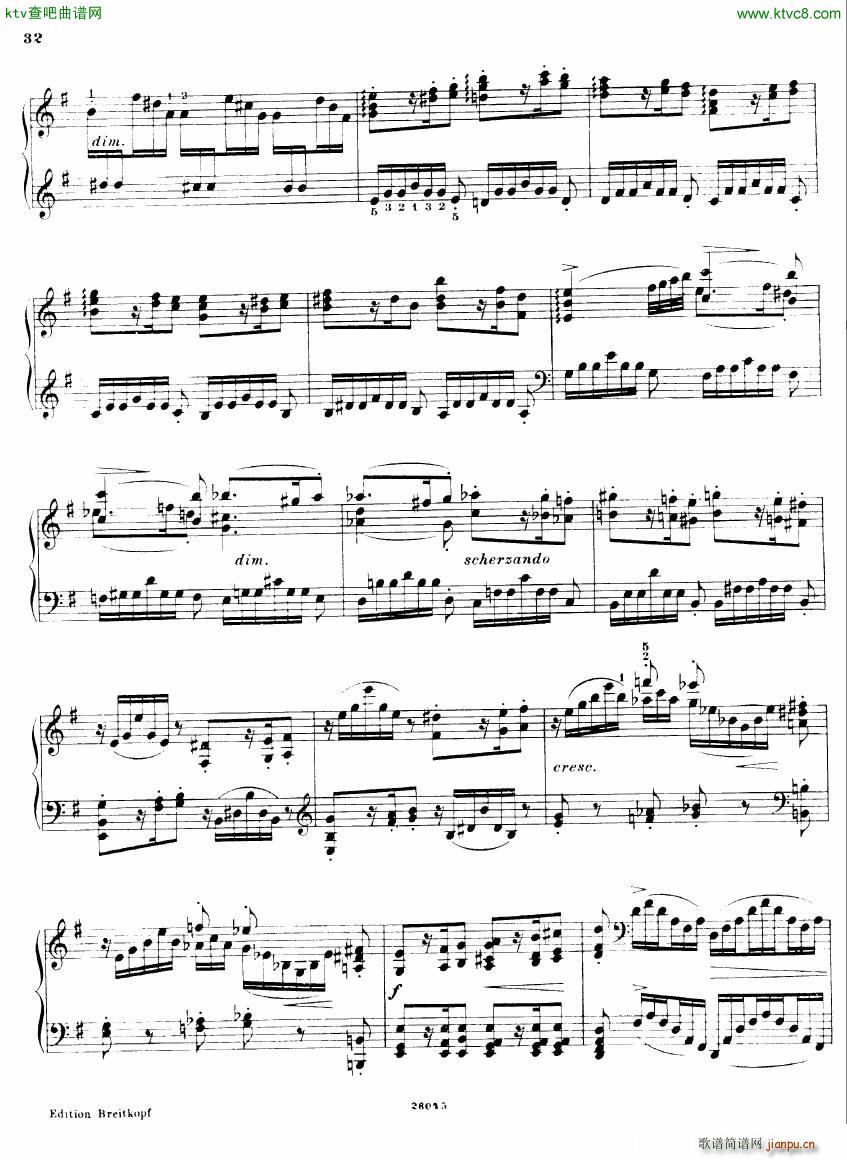 Busoni 1 Elegy No 4(钢琴谱)3