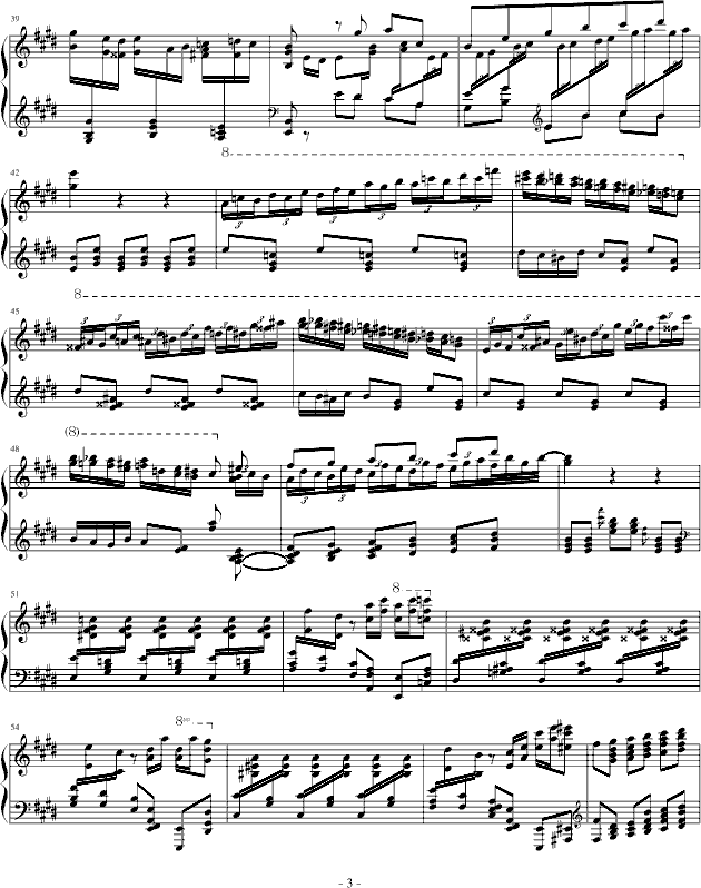 霍洛维兹卡门幻想曲（1927，1968）(钢琴谱)3