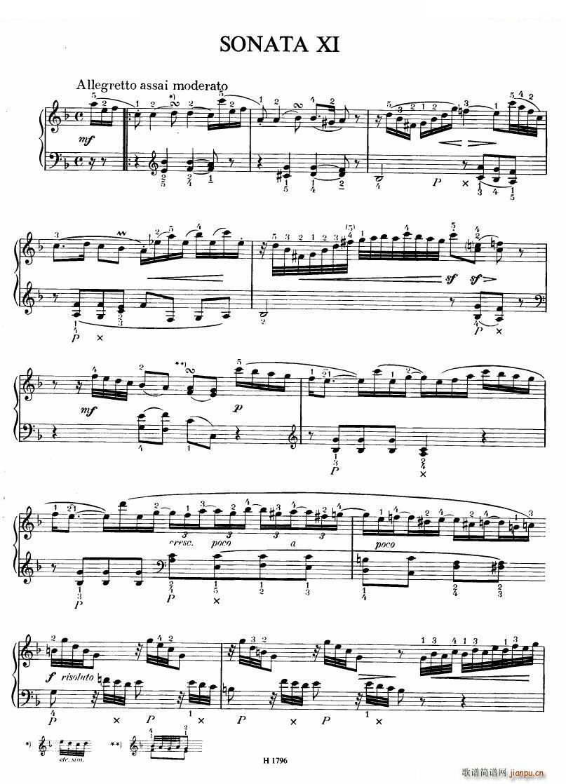 Benda 16 Sonatas 三 16 Sonatas 三(十字及以上)5