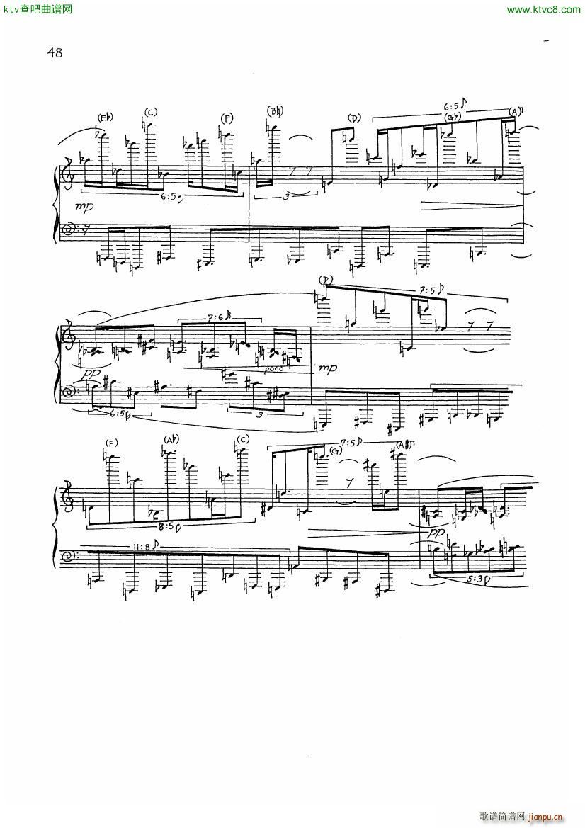 finnissy michael verdi transcription no 06(钢琴谱)5