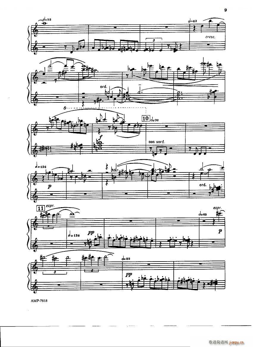 Gubaidulina Sofia Piano Sonata Piano Sonata(十字及以上)7