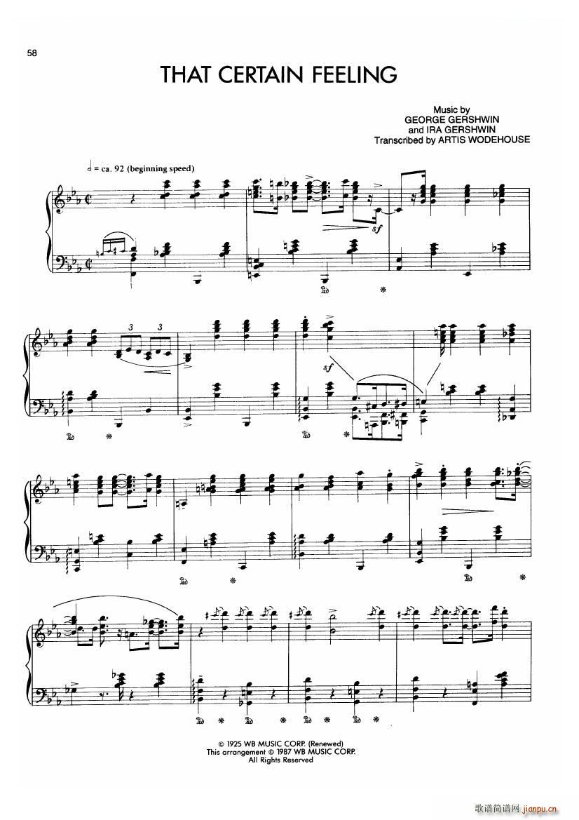 Gershwin wodehouse that that(十字及以上)1